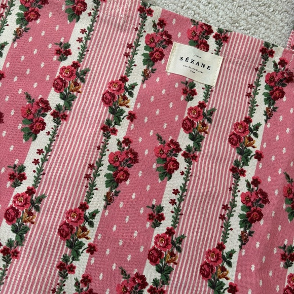 Sezane Floral Tote Bag - Picture 3 of 3